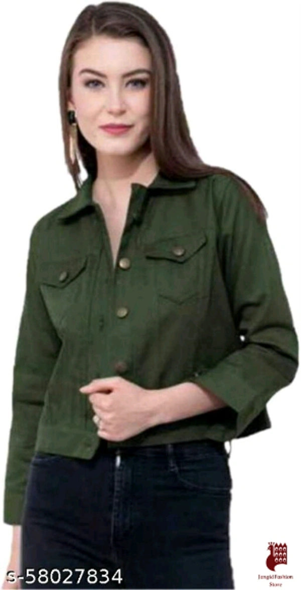 WOMEN TRENDY Comfy Graceful Women Jackets & Waistcoat - 1, XS, GREEN